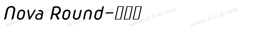 Nova Round字体转换